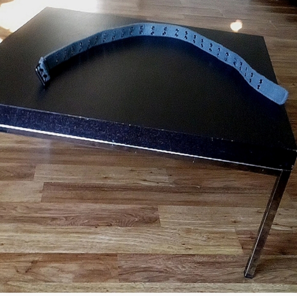 Unisex 100% Cotton Canvas Belt Double Grommet Two Hole Heavy Duty Gray Large - Picture 2 of 5